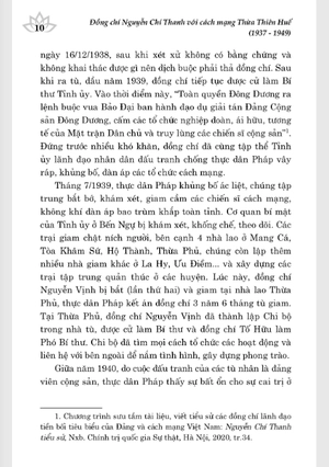 đồng chí nguyễn chí thanh với cách mạng thừa thiên huế (1937 - 1949)