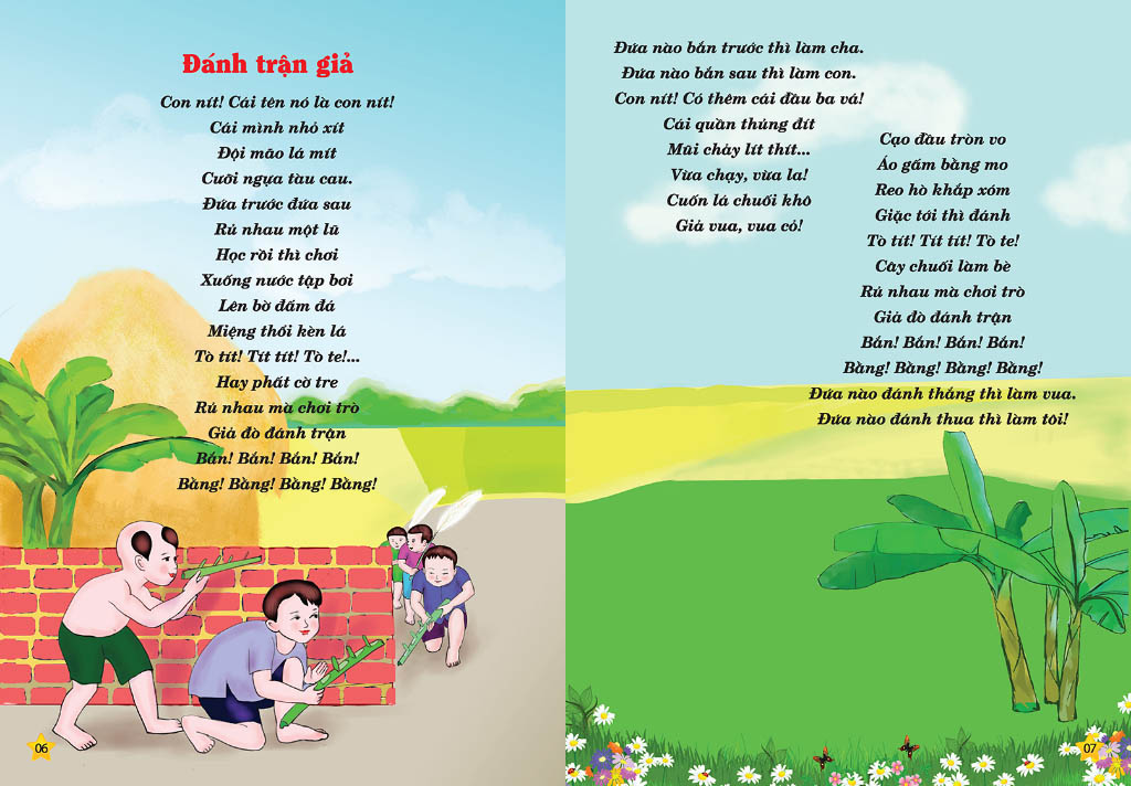 đồng dao cho bé - các trò chơi dân gian