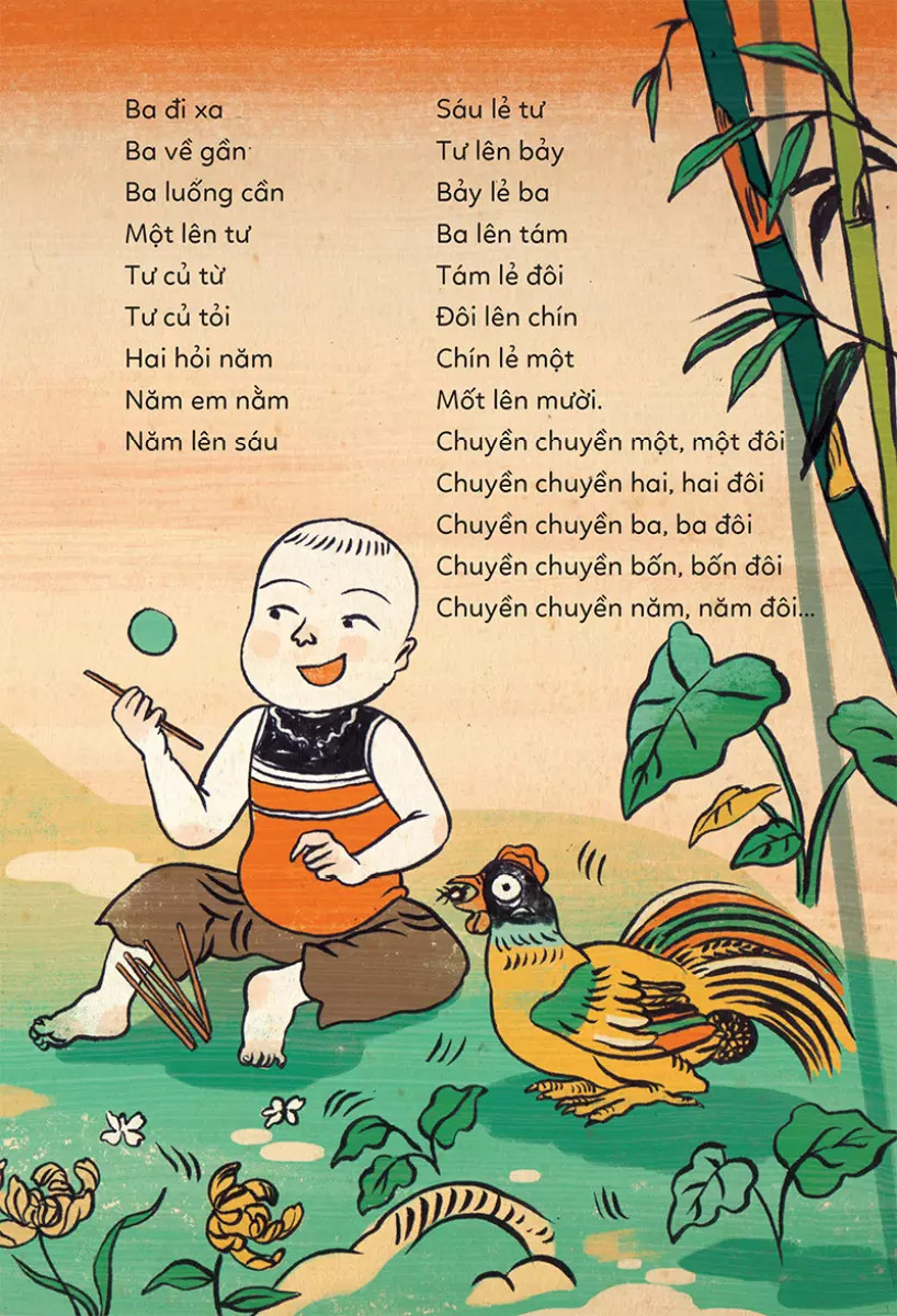 đồng dao cho bé - chi chi chành chành - trò chơi dân dã (tái bản 2021)