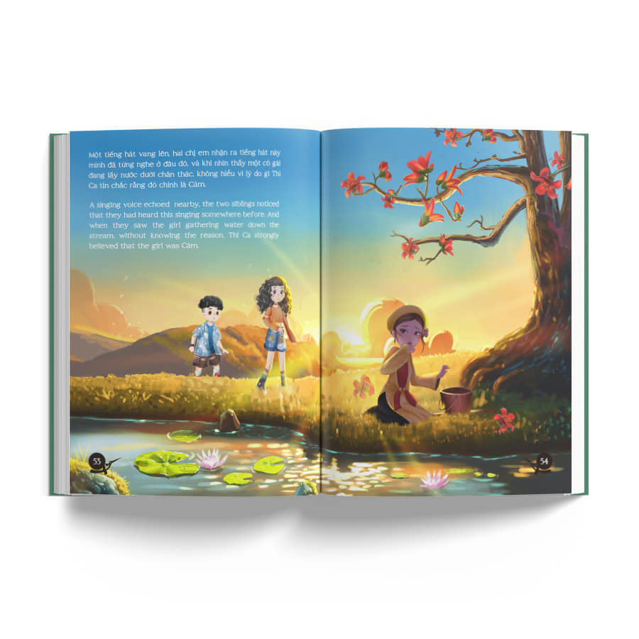 đồng dao cổ tích - sách song ngữ việt-anh - bìa cứng