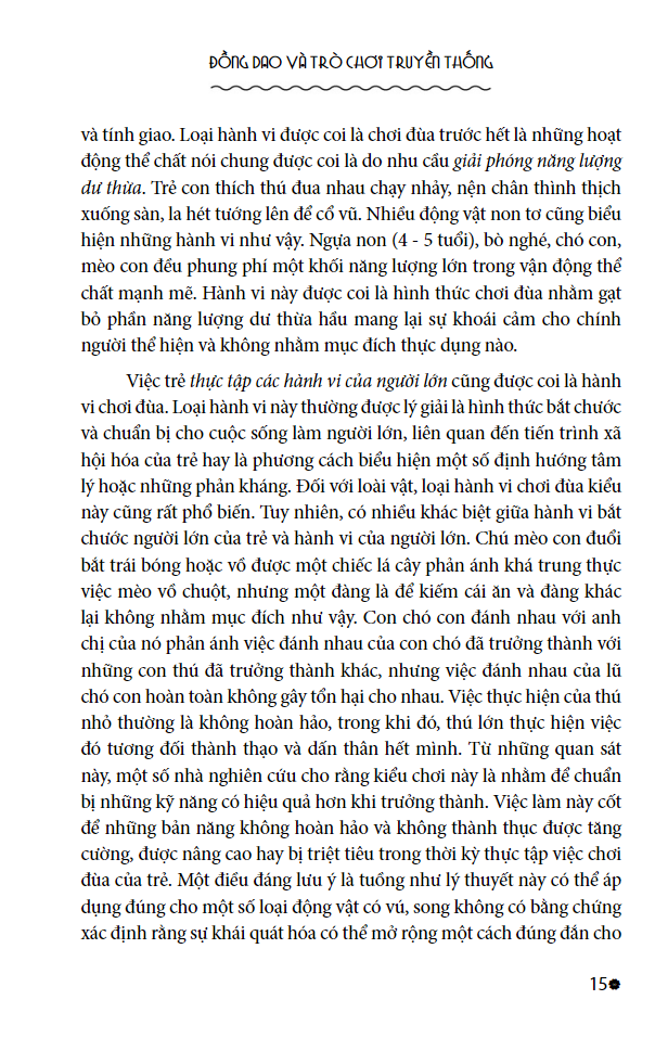 đồng dao và trò chơi truyền thống