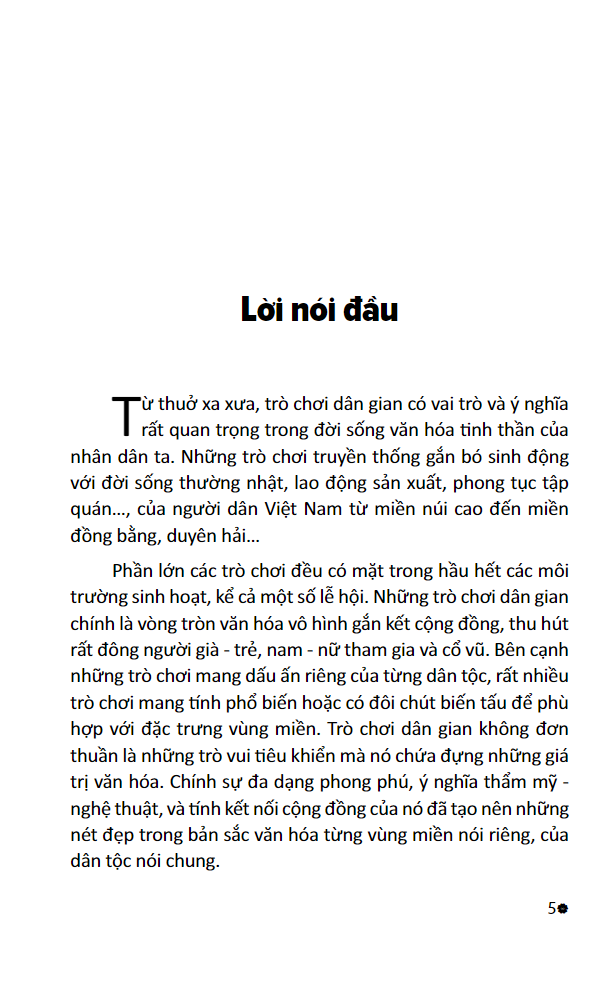 đồng dao và trò chơi truyền thống
