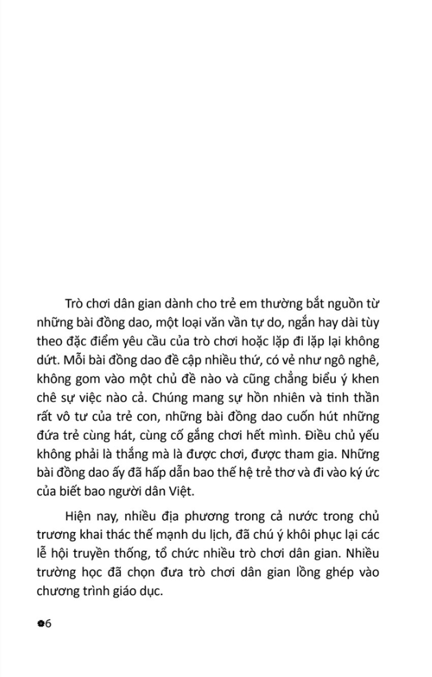 đồng dao và trò chơi truyền thống