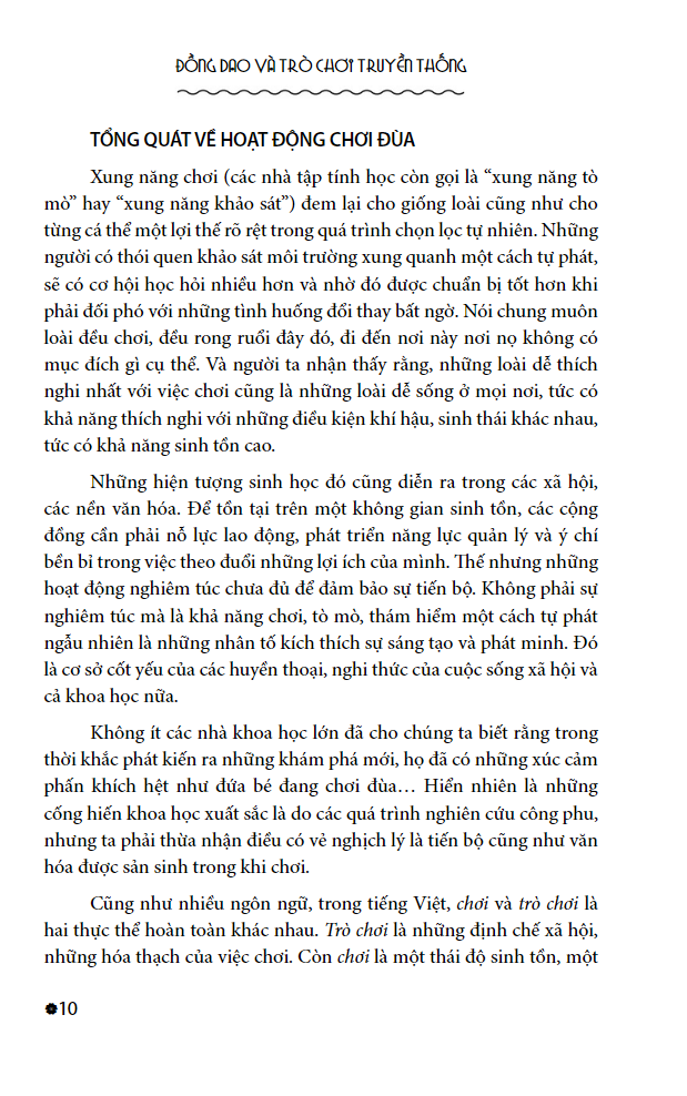 đồng dao và trò chơi truyền thống