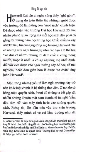 dòng đời vạn biến - harvard qua đôi mắt thiền