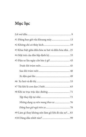 đồng hành cùng bốn bánh - làm sao để xe chạy hoài không hư?