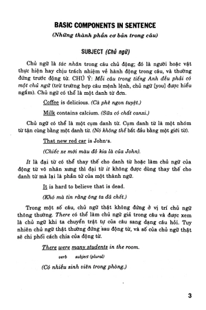 động từ bất quy tắc và thành phần cơ bản trong tiếng anh