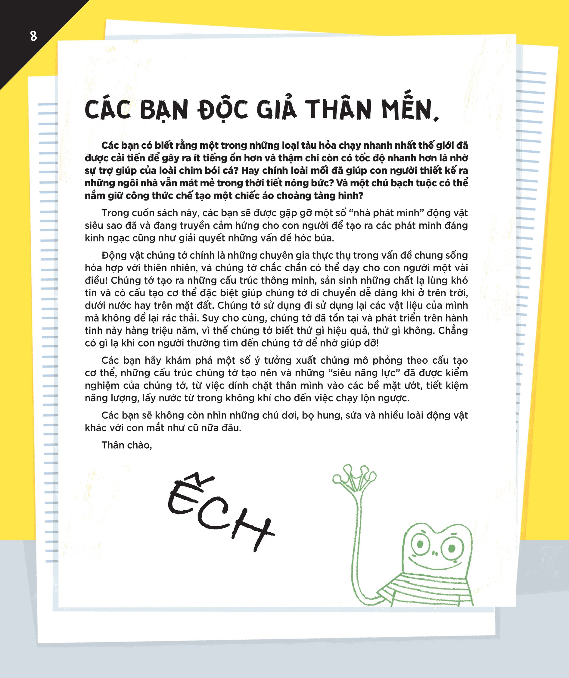 động vật có tầm ảnh hưởng - hạng mục: phát minh - nguồn cảm hứng cho những công nghệ tiên tiến của loài người