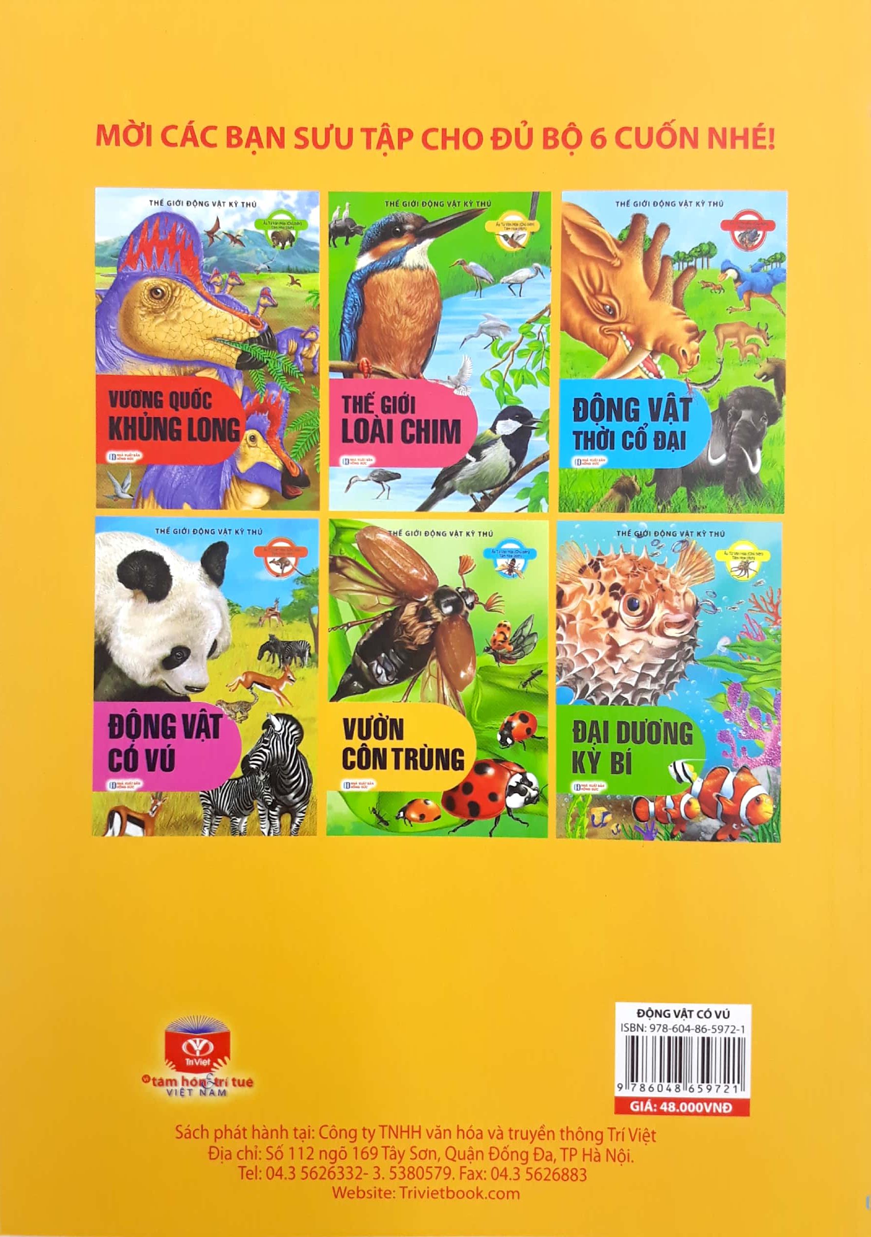 động vật có vú - thế giới động vật kỳ thú