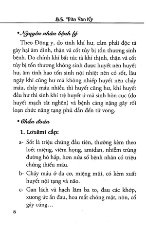 đông y điều trị bệnh máu và cơ khớp