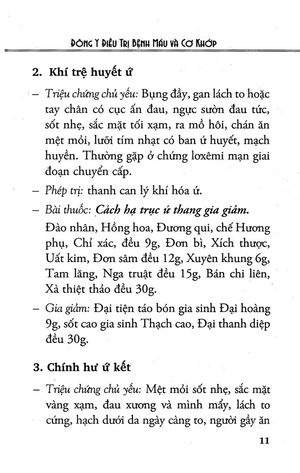 đông y điều trị bệnh máu và cơ khớp