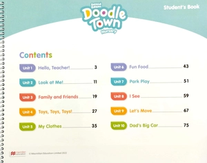 doodle town nursery student's book & digital student's book with navio app - 2nd edition