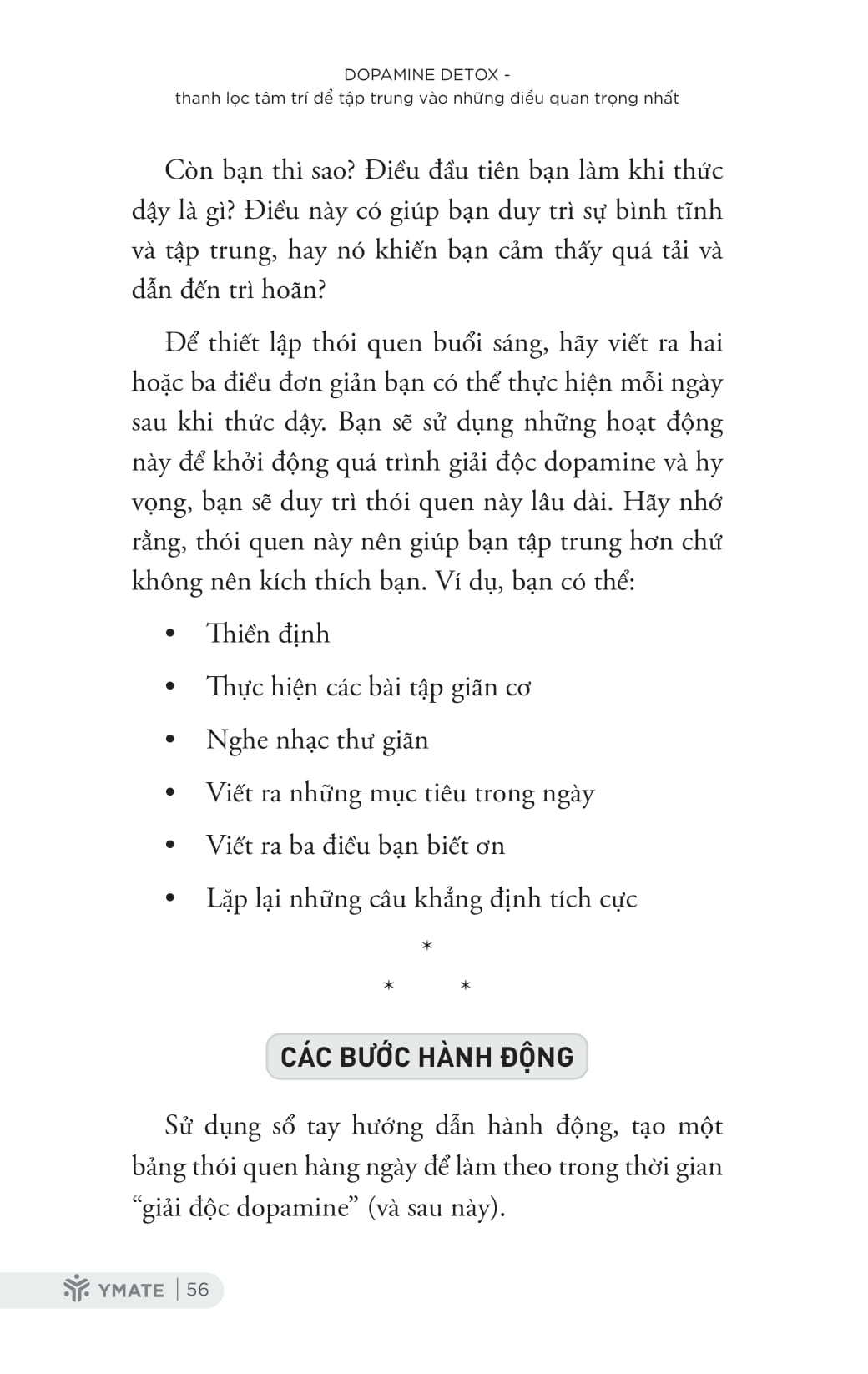 dopamine detox - thanh lọc tâm trí để tập trung vào những điều quan trọng nhất
