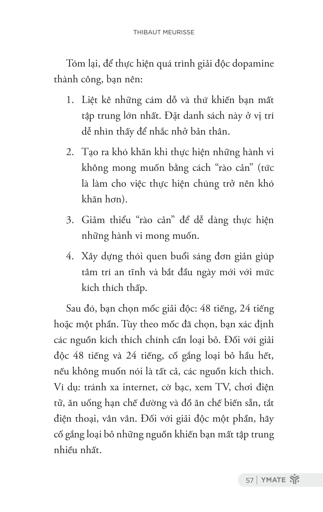 dopamine detox - thanh lọc tâm trí để tập trung vào những điều quan trọng nhất