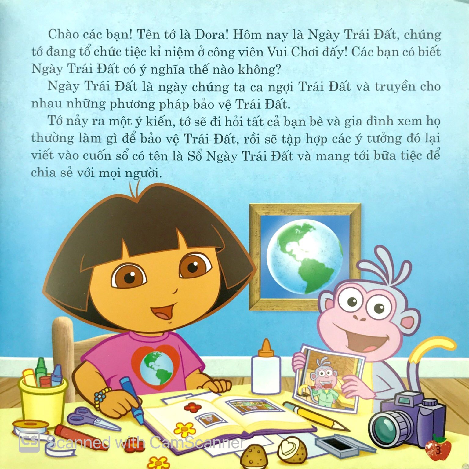 dora the explorer - dora kỉ niệm ngày trái đất