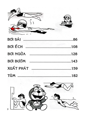 doraemon học tập - bơi lội (tái bản 2021)