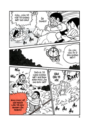 doraemon học tập - bơi lội (tái bản 2021)