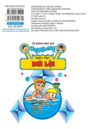 doraemon học tập - bơi lội (tái bản 2024)