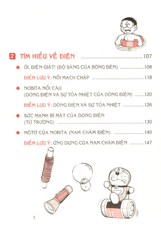 doraemon học tập - điện năng-âm thanh-ánh sáng (tái bản 2021)