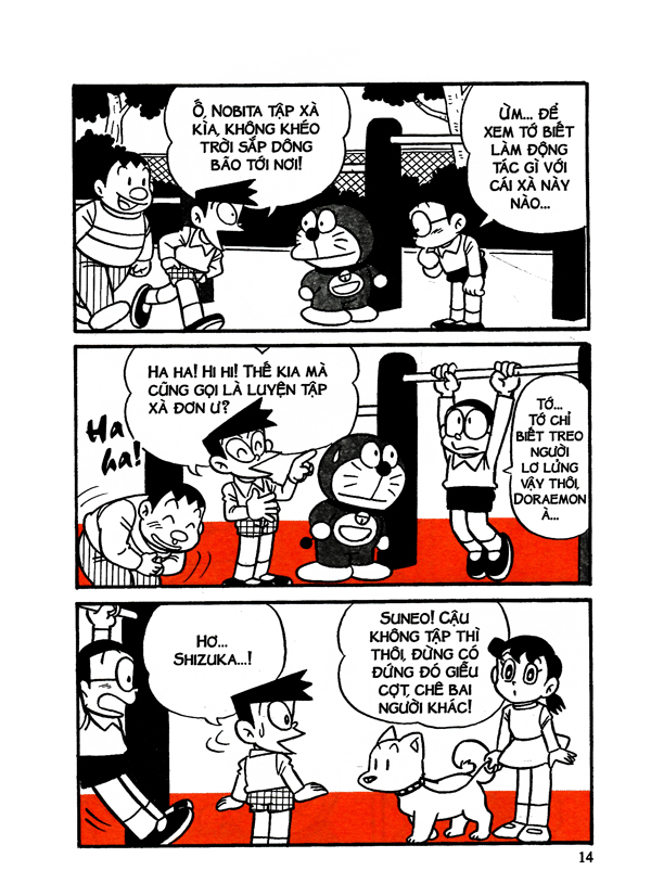 doraemon học tập - thể dục dụng cụ (tái bản 2021)