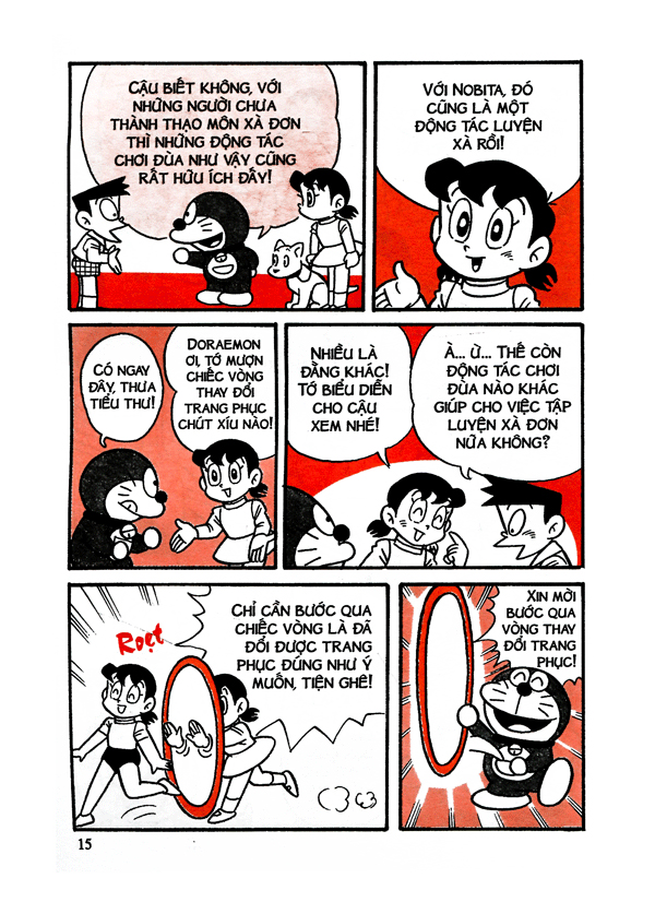 doraemon học tập - thể dục dụng cụ (tái bản 2021)