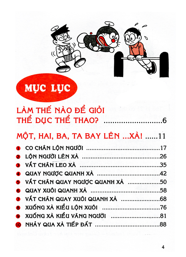 doraemon học tập - thể dục dụng cụ (tái bản 2021)