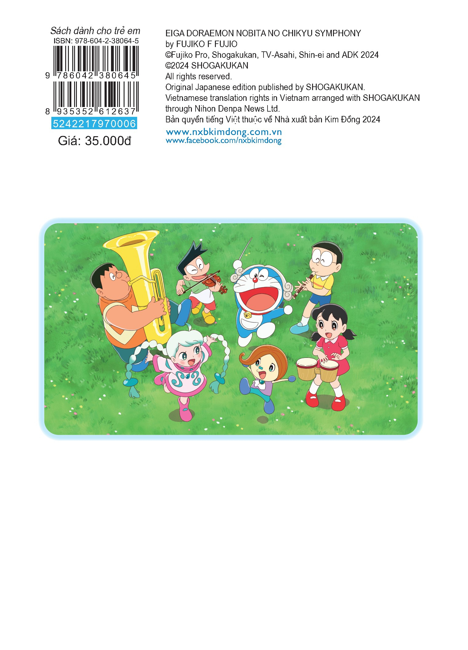 doraemon - movie story màu - nobita và bản giao hưởng địa cầu