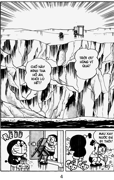 doraemon: ngôi nhà nhỏ trên núi băng to