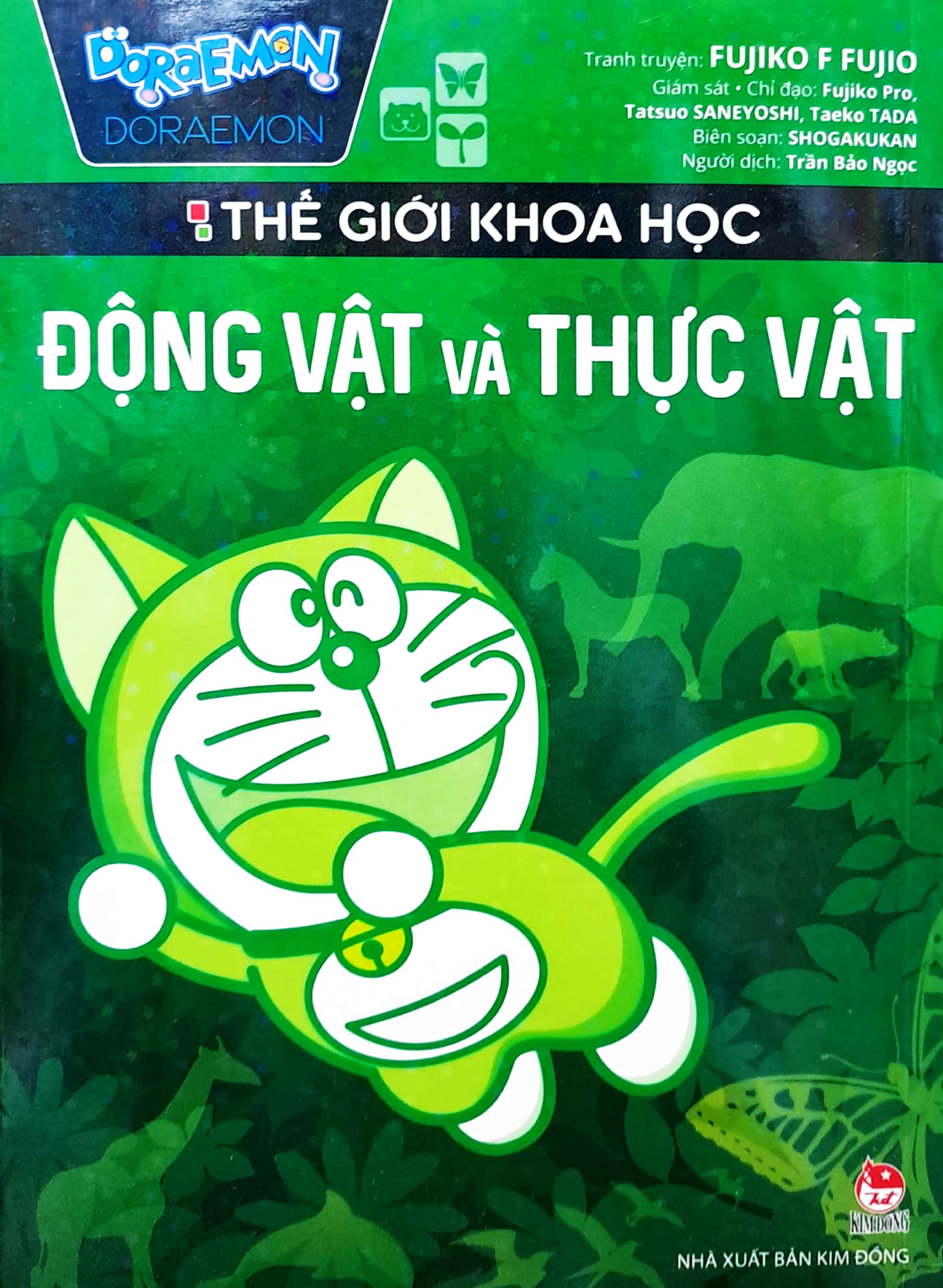 doraemon - thế giới khoa học - động vật và thực vật (tái bản 2023)
