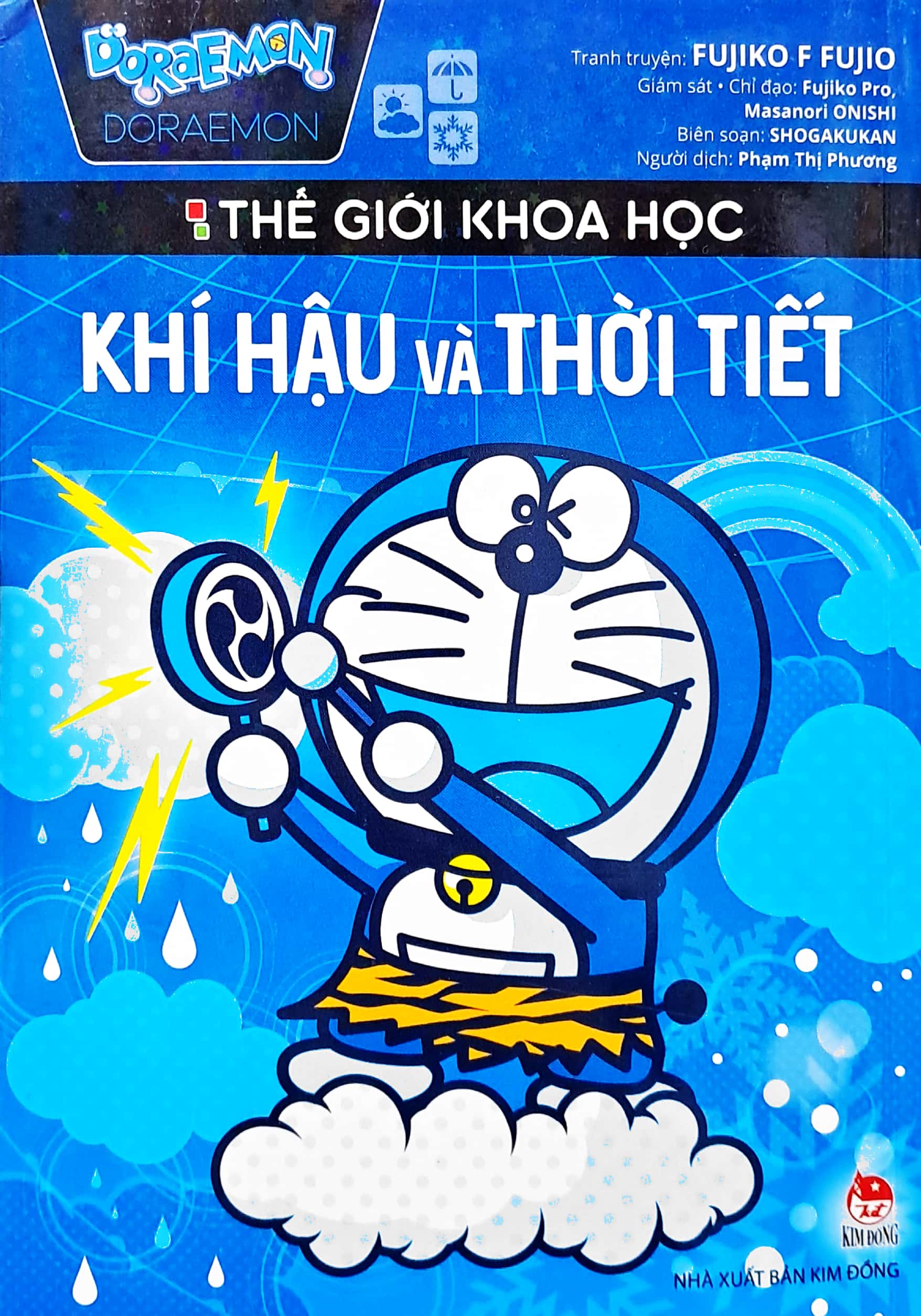 doraemon - thế giới khoa học - khí hậu và thời tiết (tái bản 2023)