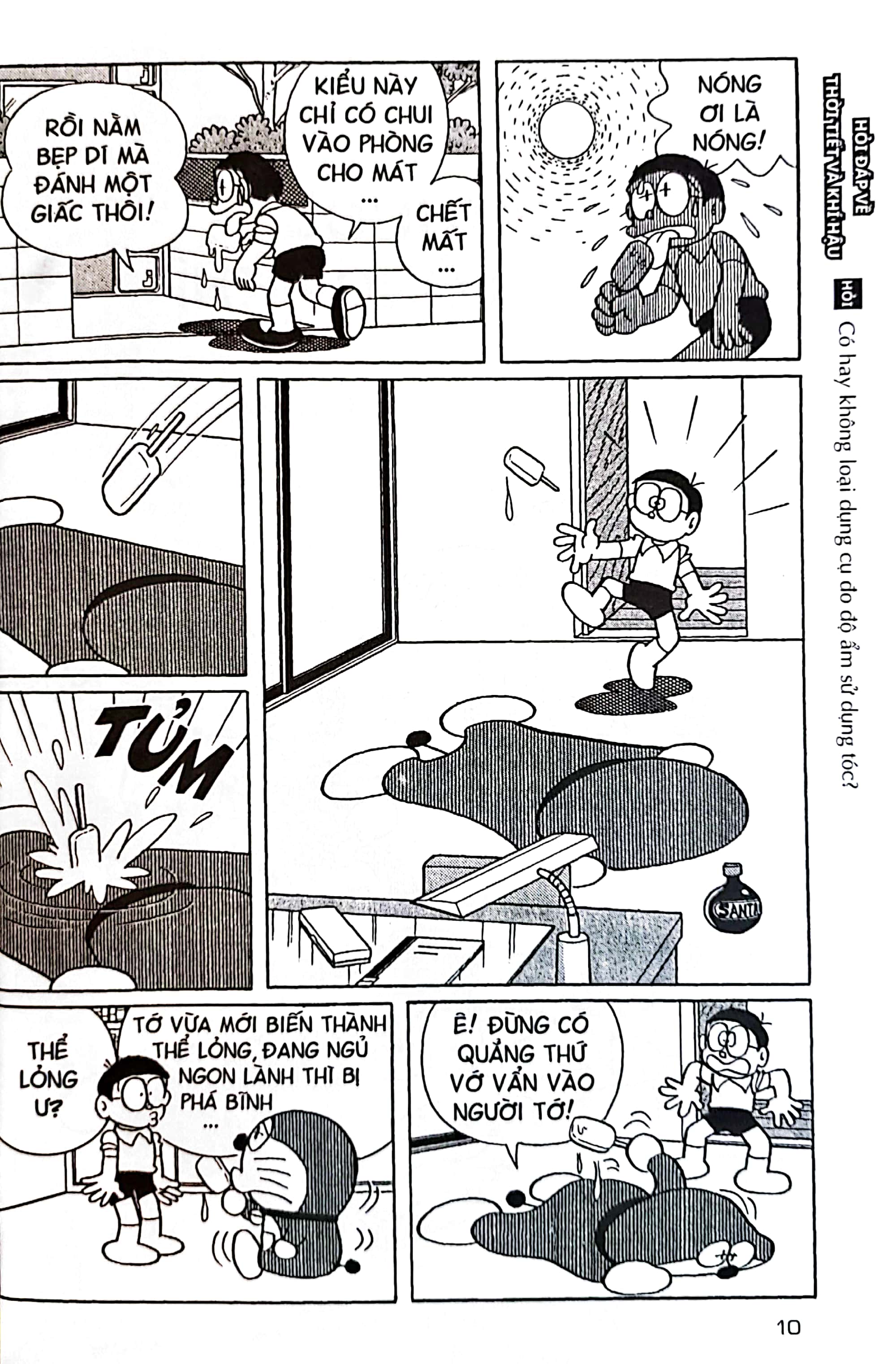 doraemon - thế giới khoa học - khí hậu và thời tiết (tái bản 2023)