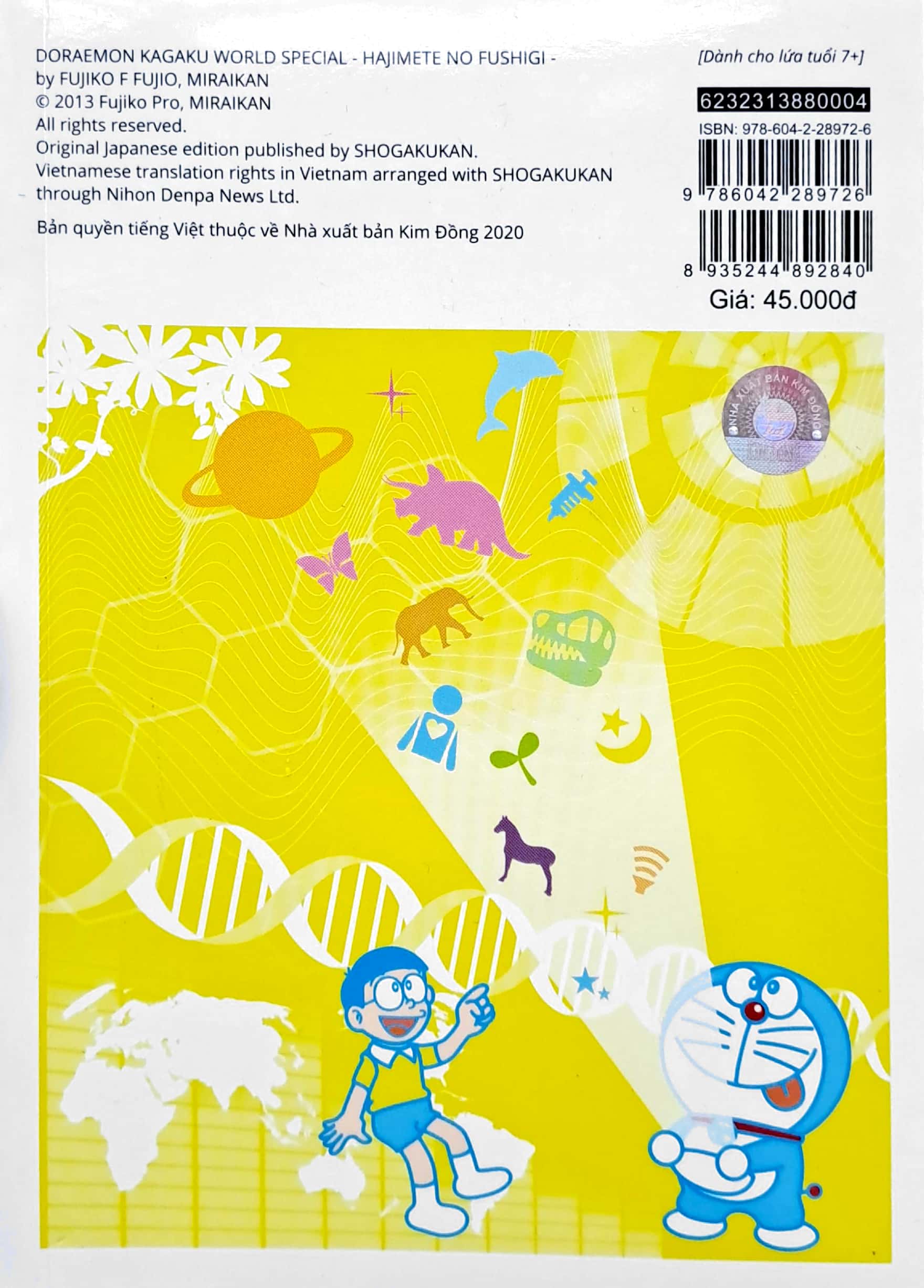 doraemon - thế giới khoa học - thế giới diệu kì (tái bản 2023)
