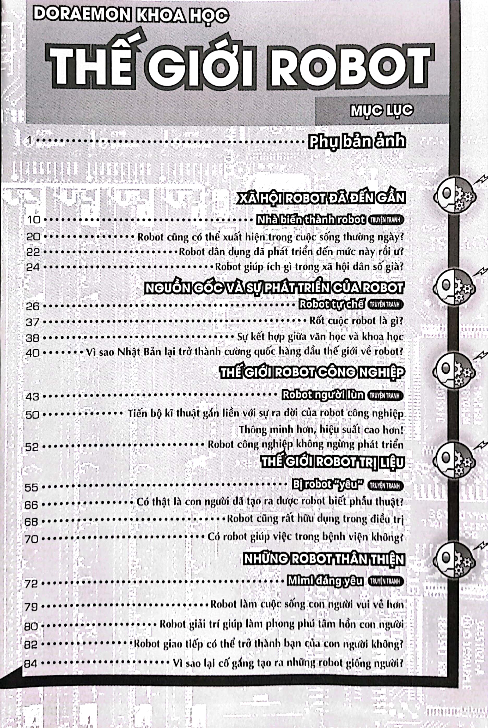 doraemon - thế giới khoa học - thế giới robot (tái bản 2023)