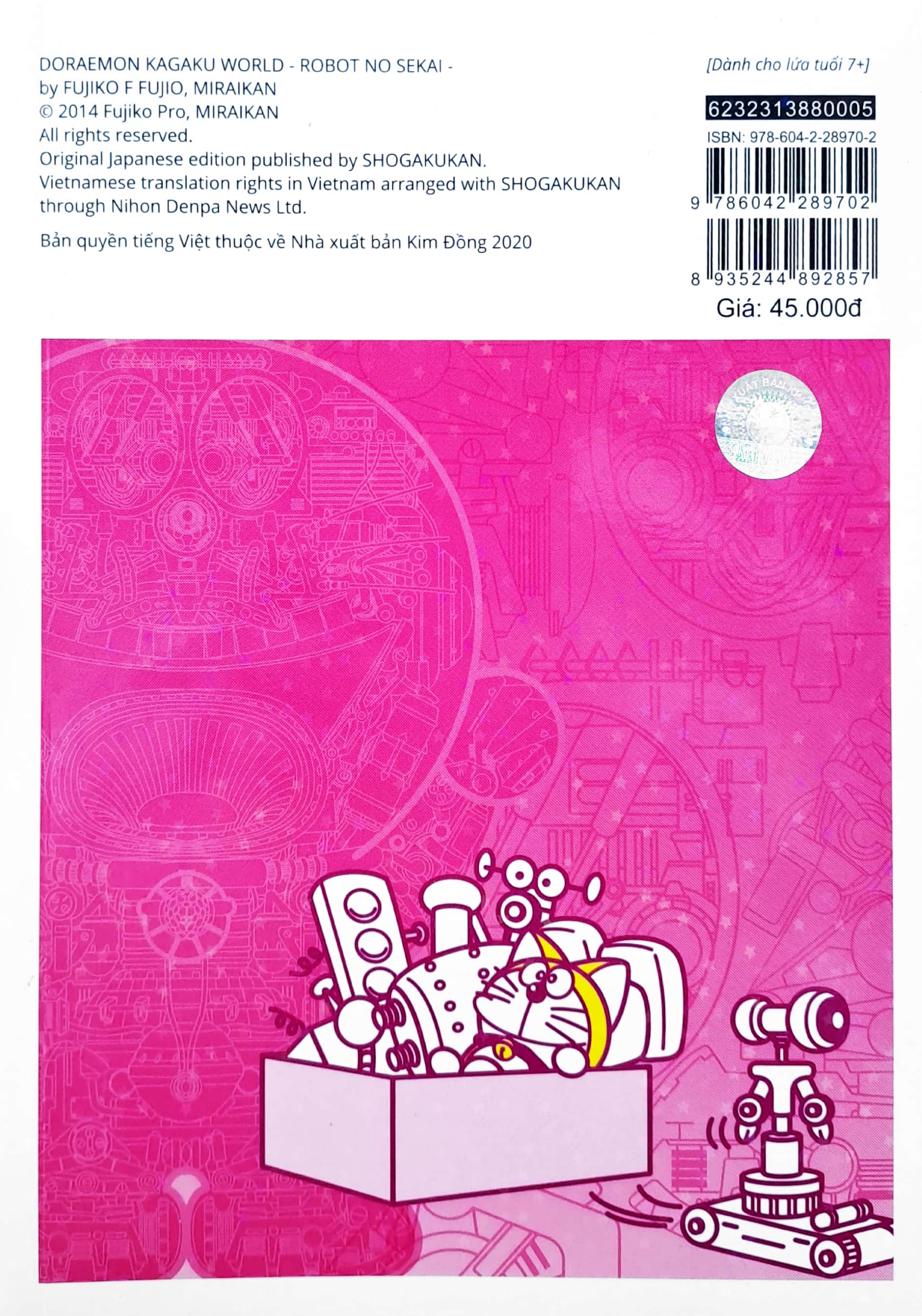 doraemon - thế giới khoa học - thế giới robot (tái bản 2023)