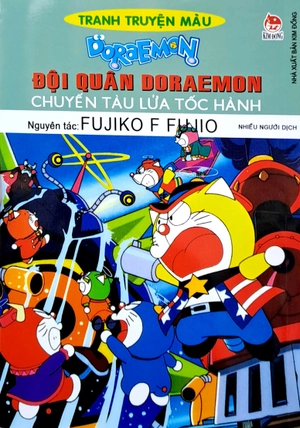 doraemon - tranh truyện màu - đội quân doraemon - chuyến tàu lửa tốc hành (tái bản 2023)