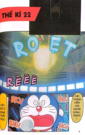 doraemon - tranh truyện màu - đội quân doraemon - chuyến tàu lửa tốc hành (tái bản 2023)