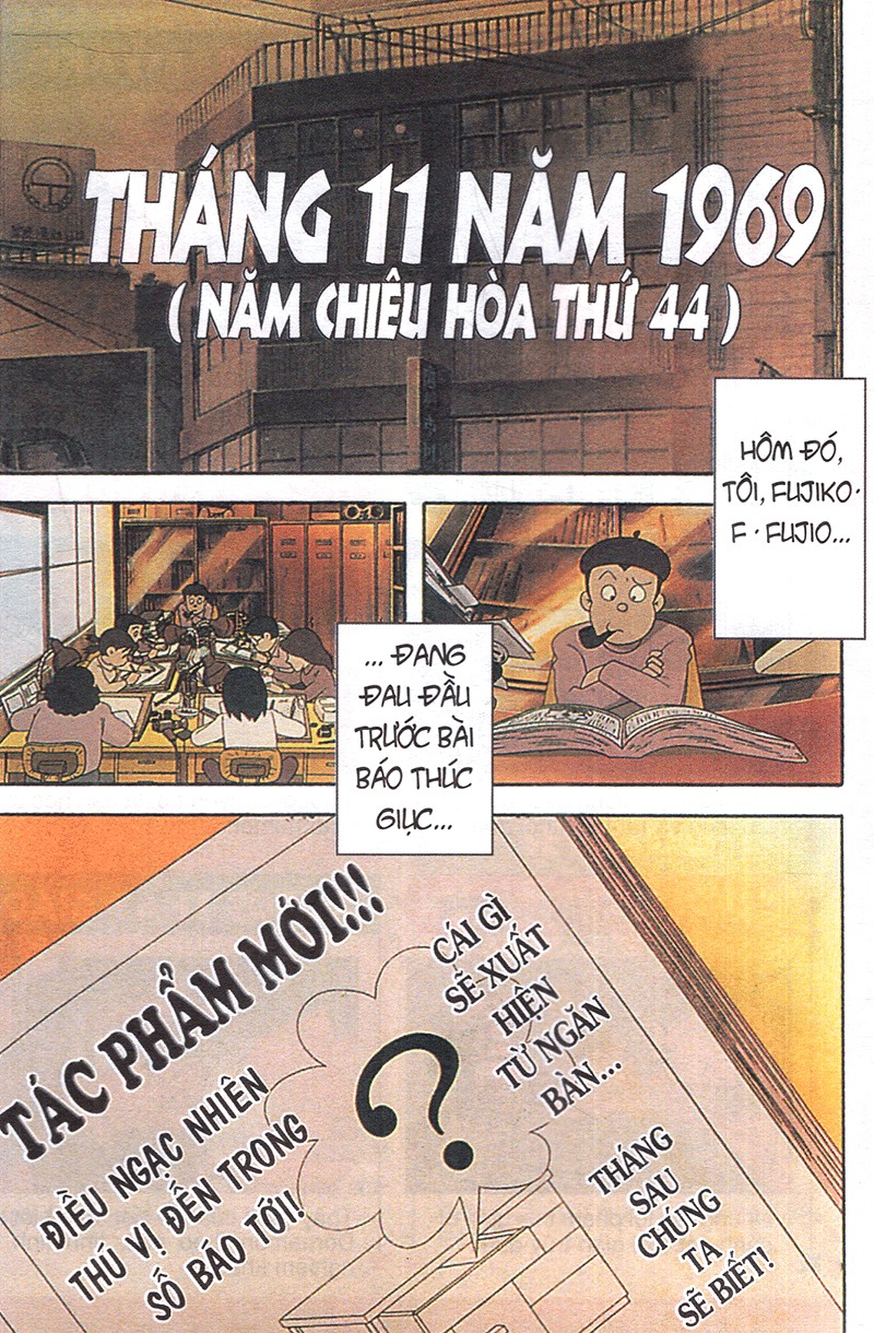 doraemon - tranh truyện màu - năm 2112 doraemon - ra đời (tái bản 2023)