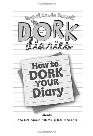 dork diaries 3 1/2 - how to dork your diary (hardcover)