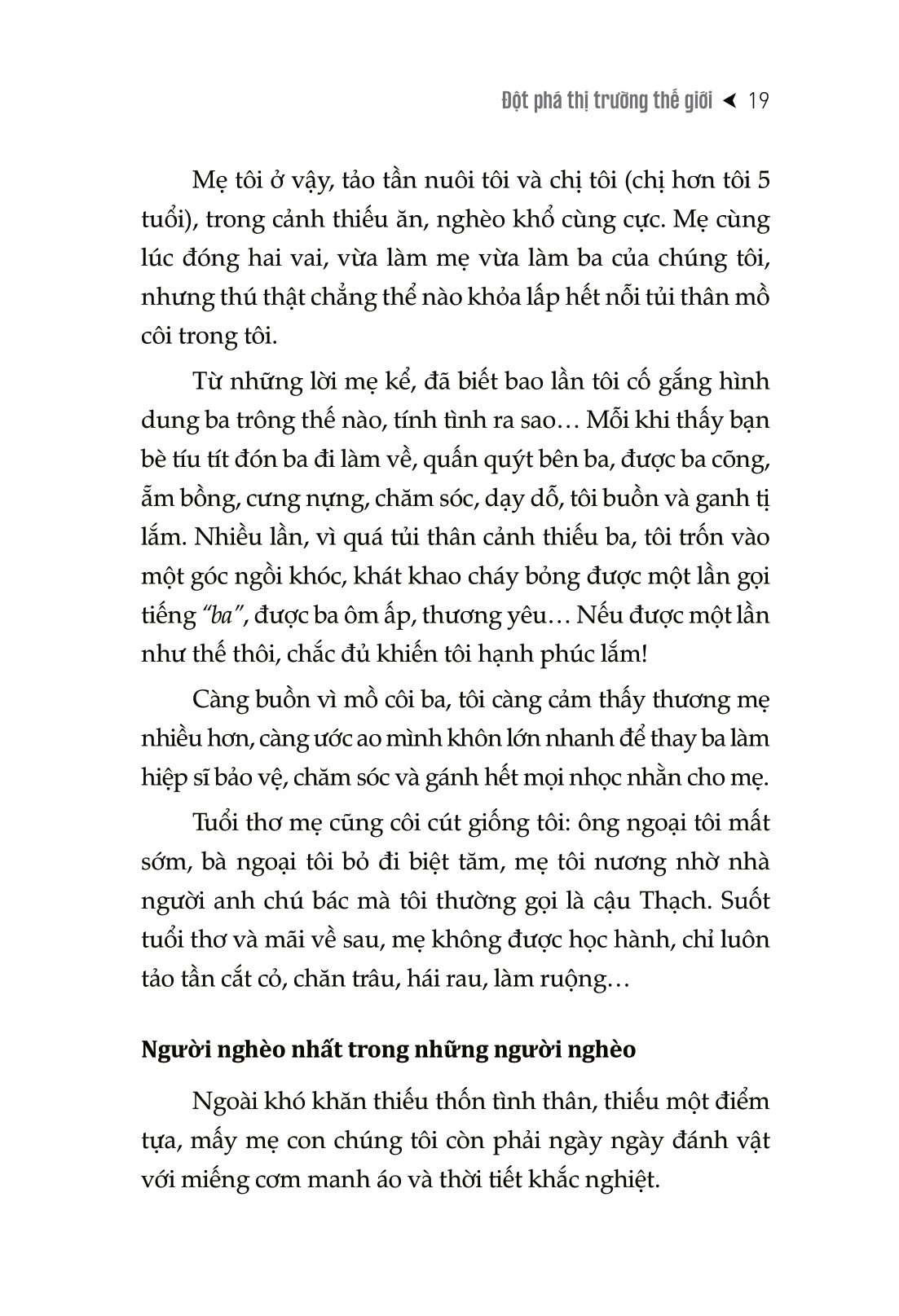 đột phá thị trường thế giới