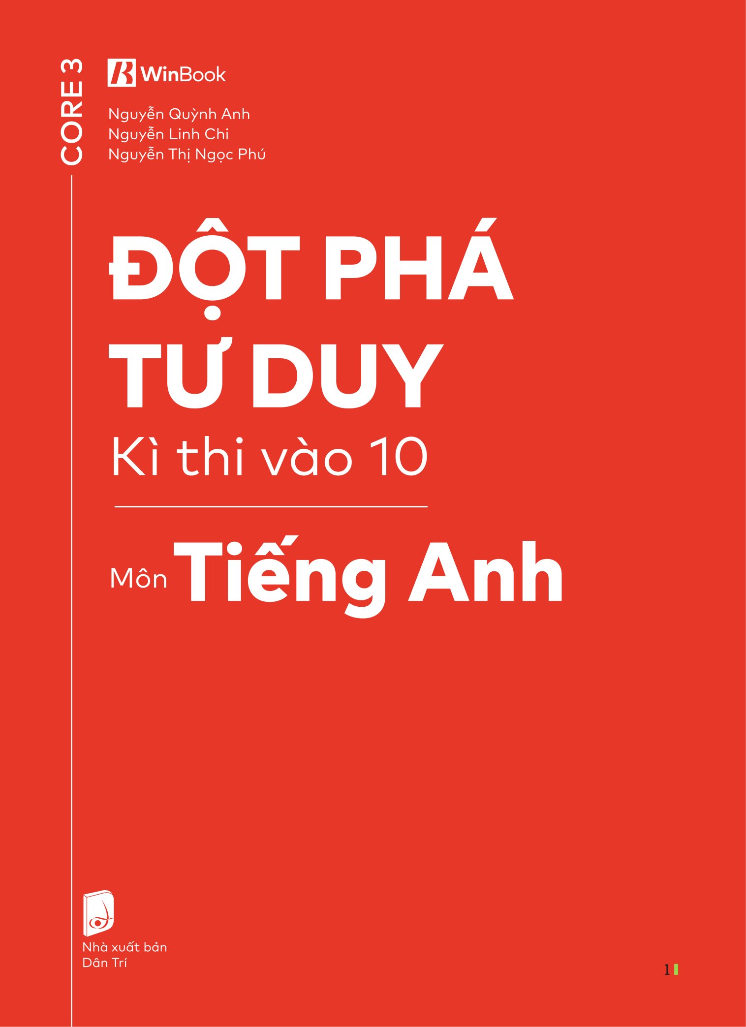 Đột Phá Tư Duy Kì Thi Vào 10 - Môn Tiếng Anh