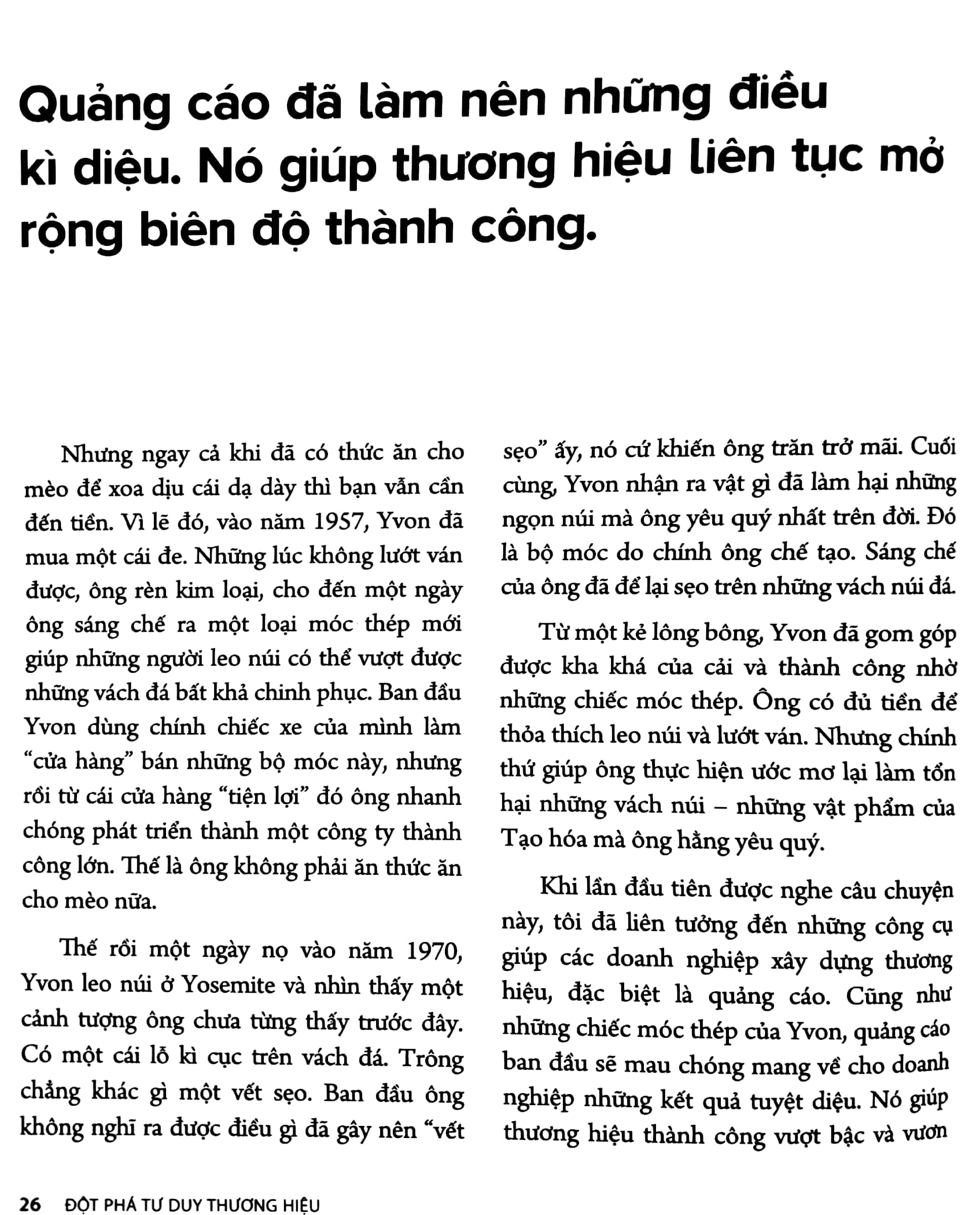 đột phá tư duy thương hiệu