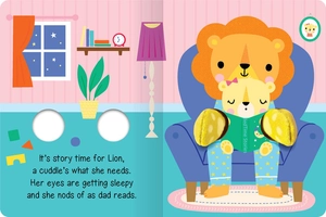 double finger puppet book - cuddle time