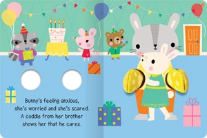 double finger puppet book - cuddle time