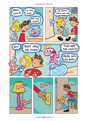 dr. seuss graphic novel - cat out of water