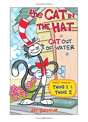 dr. seuss graphic novel - cat out of water