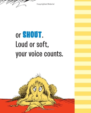 dr. seuss's every voice counts!: make yourself heard! (dr. seuss's gift books)