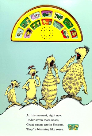 dr. seuss's sleepy sounds: with 12 silly sounds! (dr. seuss sound books)