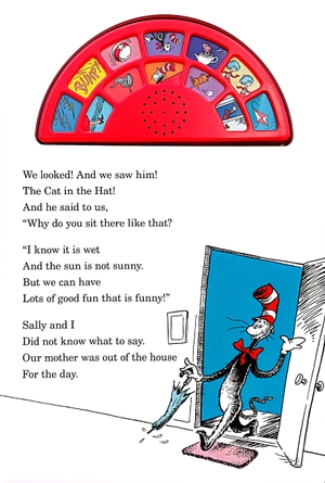 dr. seuss's the cat in the hat: with 12 silly sounds! (dr. seuss sound books)