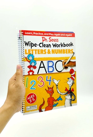 dr. seuss wipe-clean workbook: letters and numbers: activity workbook for ages 3-5