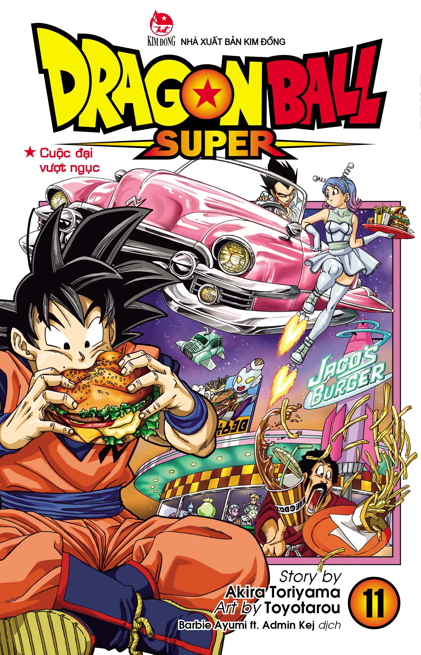 dragon ball super - tập 11 - cuộc đại vượt ngục (tái bản 2025)